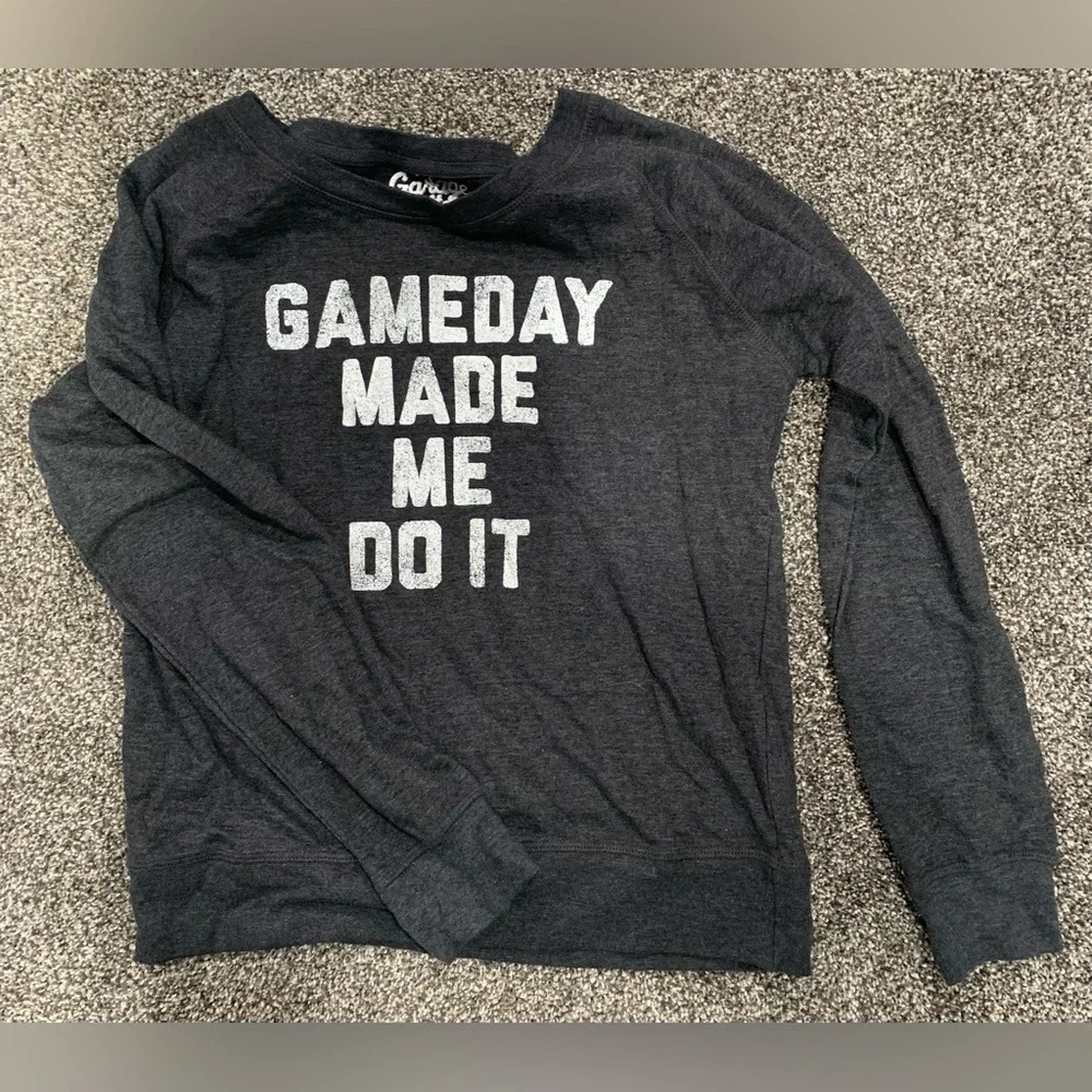 Game Day Made Me Do It - Long sleeve shirt